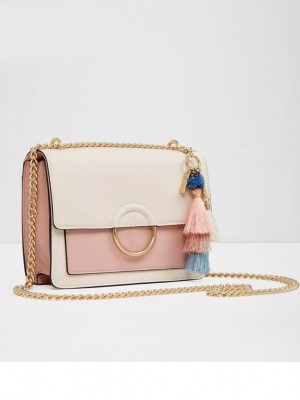 AL073*ALDO RING-DETAILED CROSSBODY (PINK)